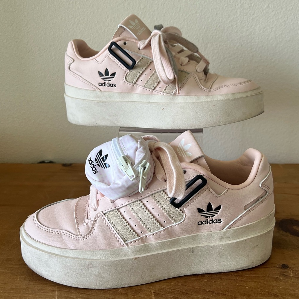 Adidas Forum Platform Bonega Light Pink Sneaker Sz 5